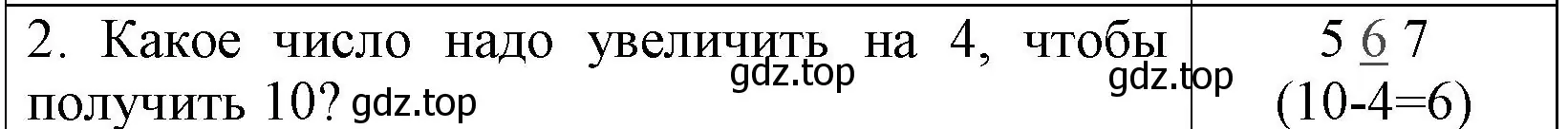 Решение номер 2 (страница 54) гдз по математике 1 класс Волкова, проверочные работы