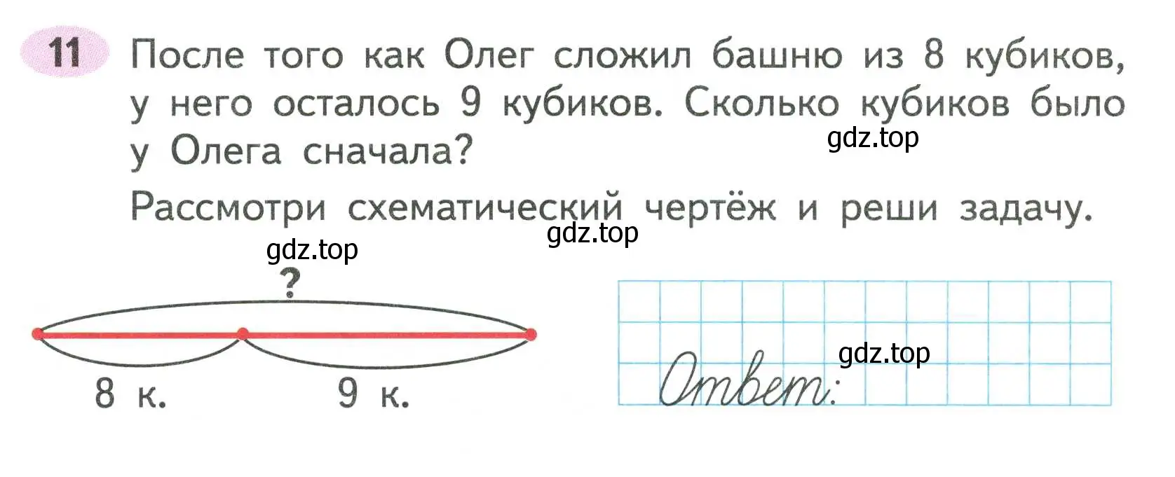 Условие номер 11 (страница 32) гдз по математике 2 класс Моро, Волкова, рабочая тетрадь 1 часть