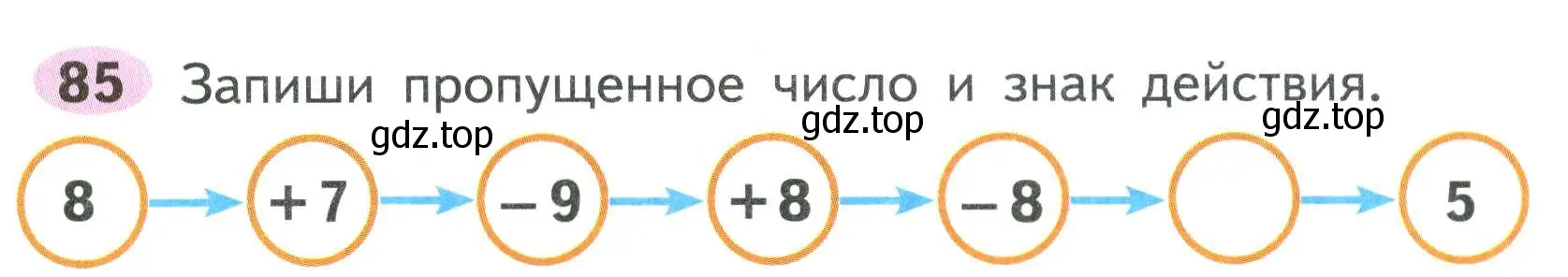 Условие номер 85 (страница 56) гдз по математике 2 класс Моро, Волкова, рабочая тетрадь 1 часть