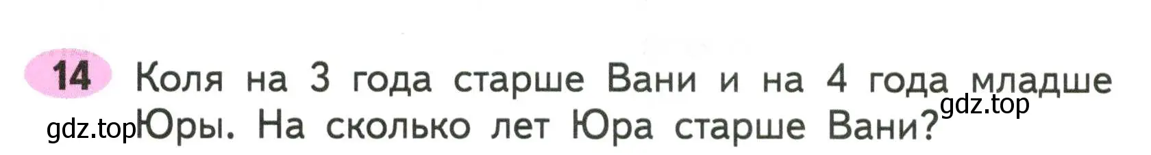 Условие номер 14 (страница 7) гдз по математике 2 класс Моро, Волкова, рабочая тетрадь 2 часть