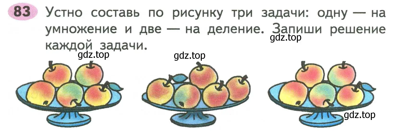 Условие номер 83 (страница 49) гдз по математике 2 класс Моро, Волкова, рабочая тетрадь 2 часть