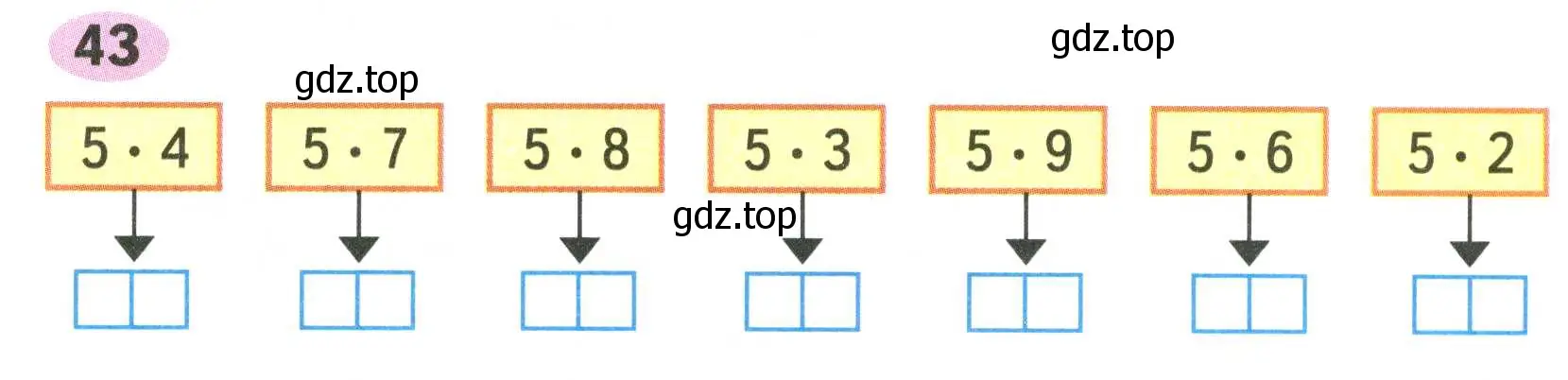 Условие номер 43 (страница 65) гдз по математике 2 класс Моро, Волкова, рабочая тетрадь 2 часть