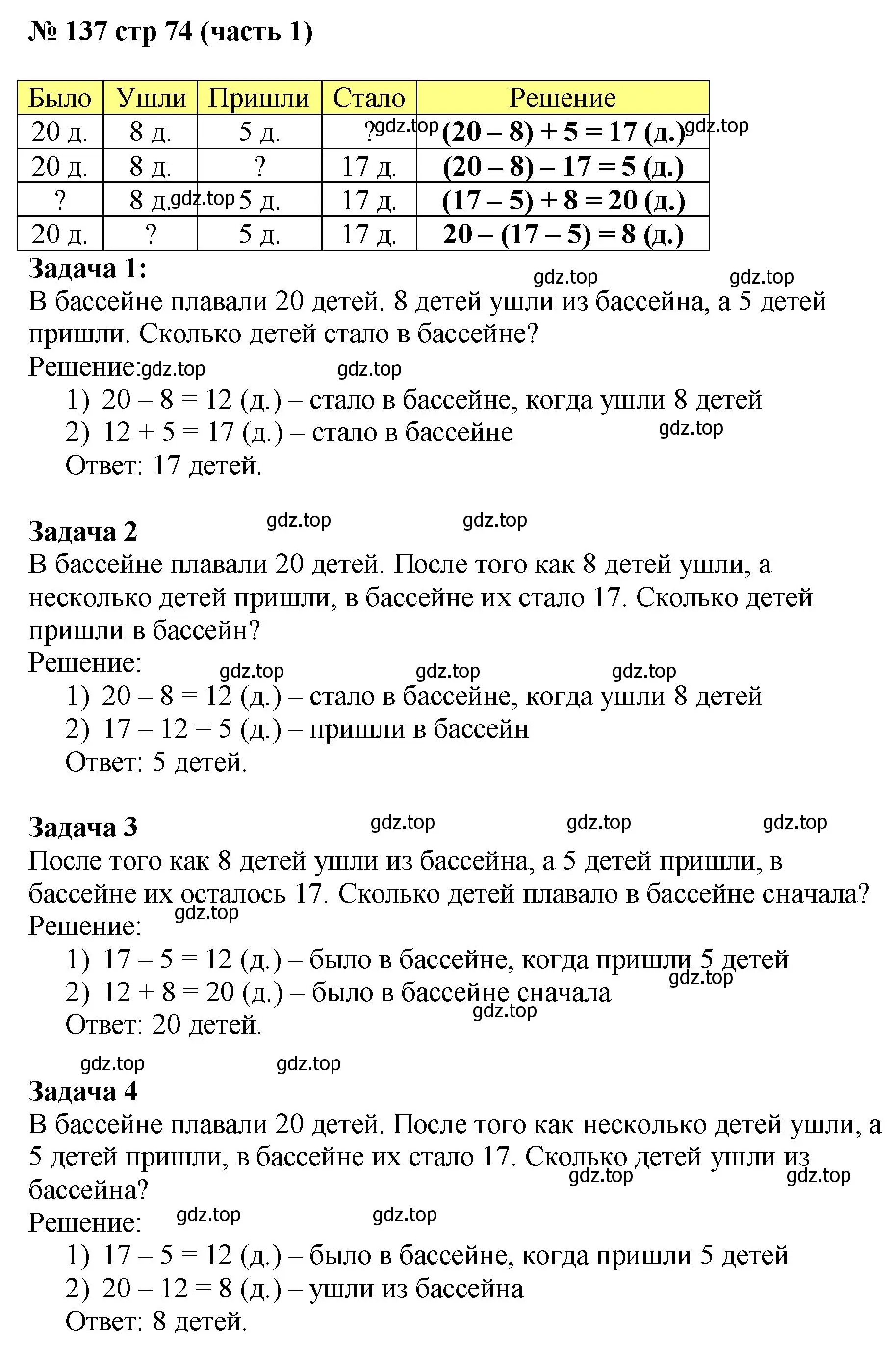 Решение номер 137 (страница 74) гдз по математике 2 класс Моро, Волкова, рабочая тетрадь 1 часть