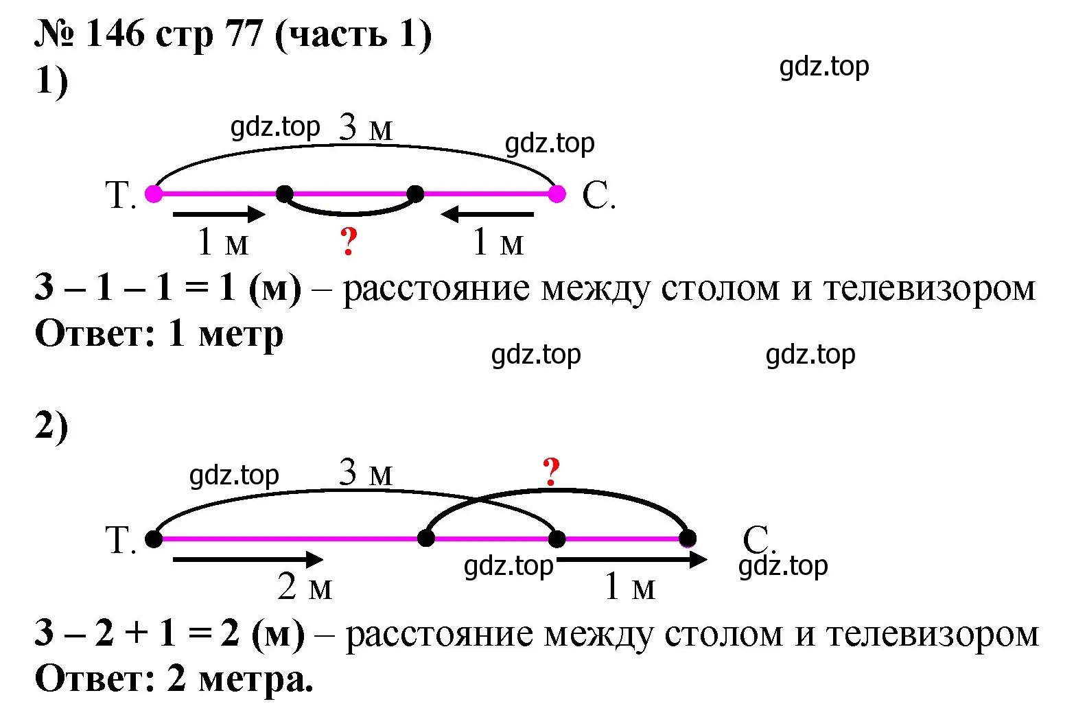 Решение номер 146 (страница 77) гдз по математике 2 класс Моро, Волкова, рабочая тетрадь 1 часть