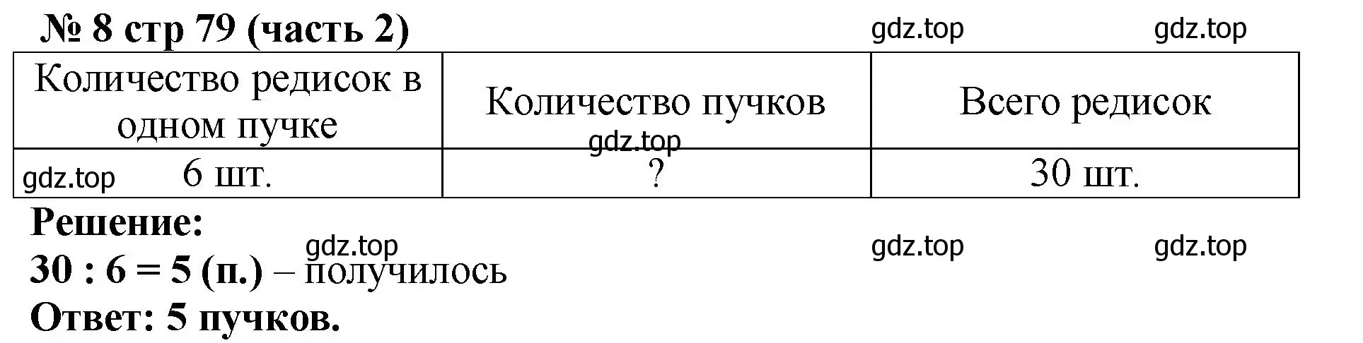 Решение номер 8 (страница 79) гдз по математике 2 класс Моро, Волкова, рабочая тетрадь 2 часть