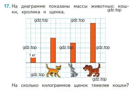 Условие номер 17 (страница 107) гдз по математике 2 класс Моро, Бантова, учебник 2 часть