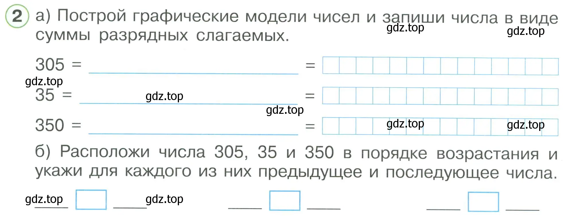 Условие номер 2 (страница 54) гдз по математике 2 класс Петерсон, рабочая тетрадь 3 часть