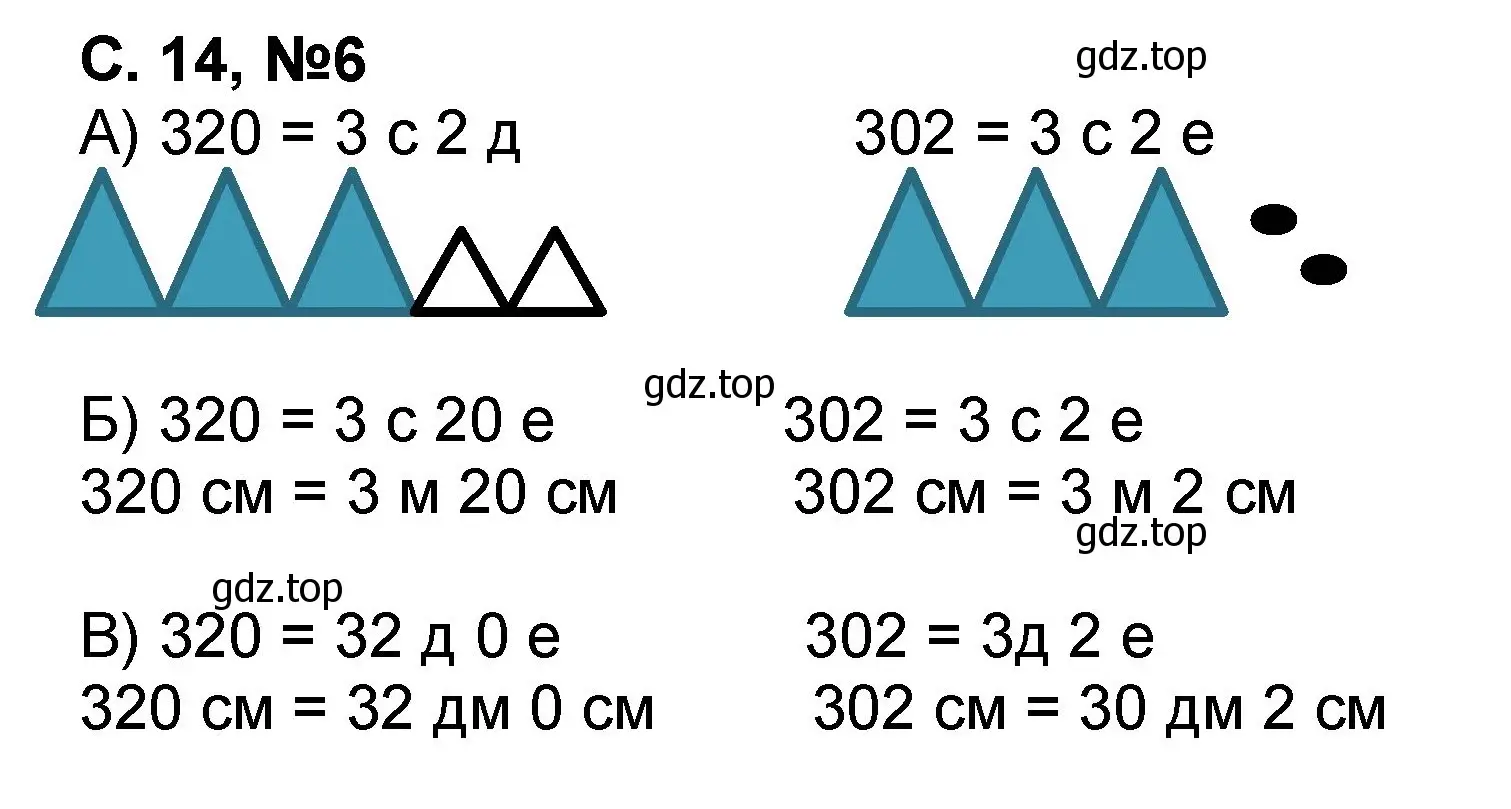 Решение номер 6 (страница 14) гдз по математике 2 класс Петерсон, учебник 2 часть