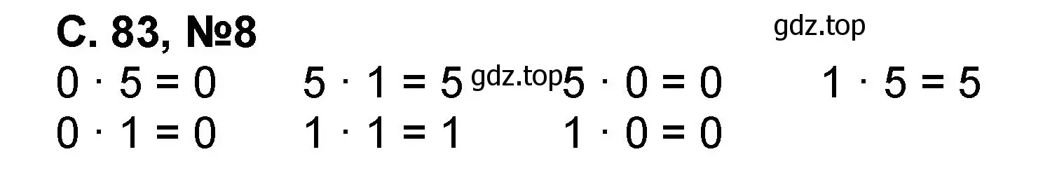 Решение номер 8 (страница 83) гдз по математике 2 класс Петерсон, учебник 2 часть