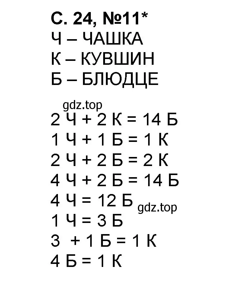 Решение номер 11 (страница 24) гдз по математике 2 класс Петерсон, учебник 3 часть