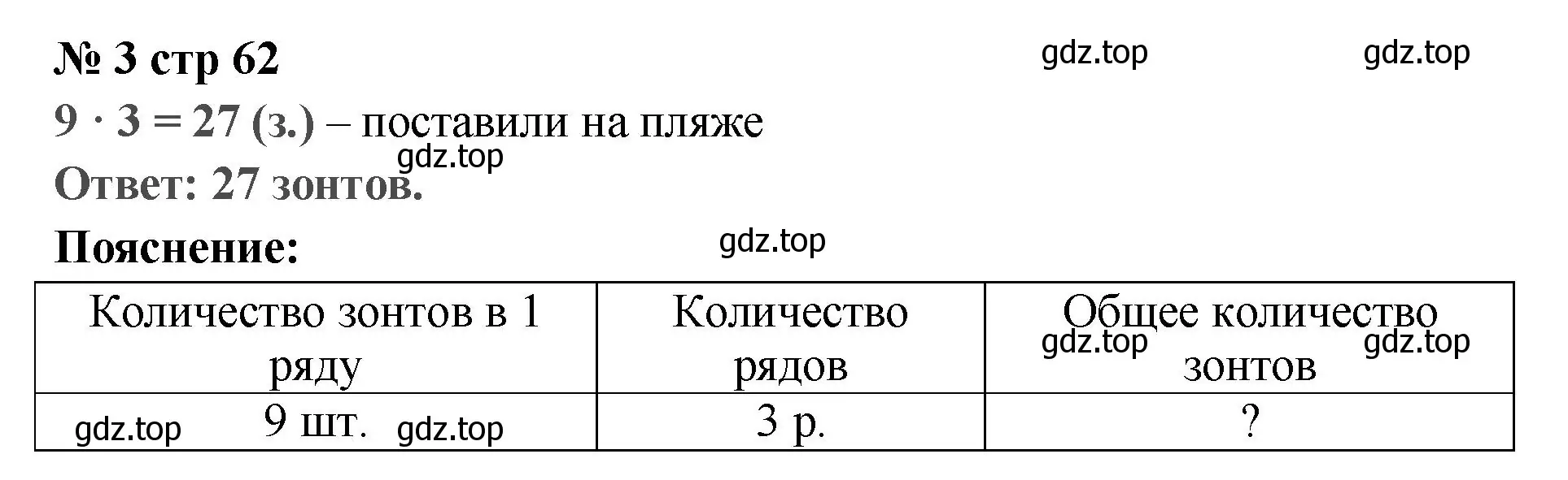 Решение номер 3 (страница 62) гдз по математике 2 класс Волкова, проверочные работы