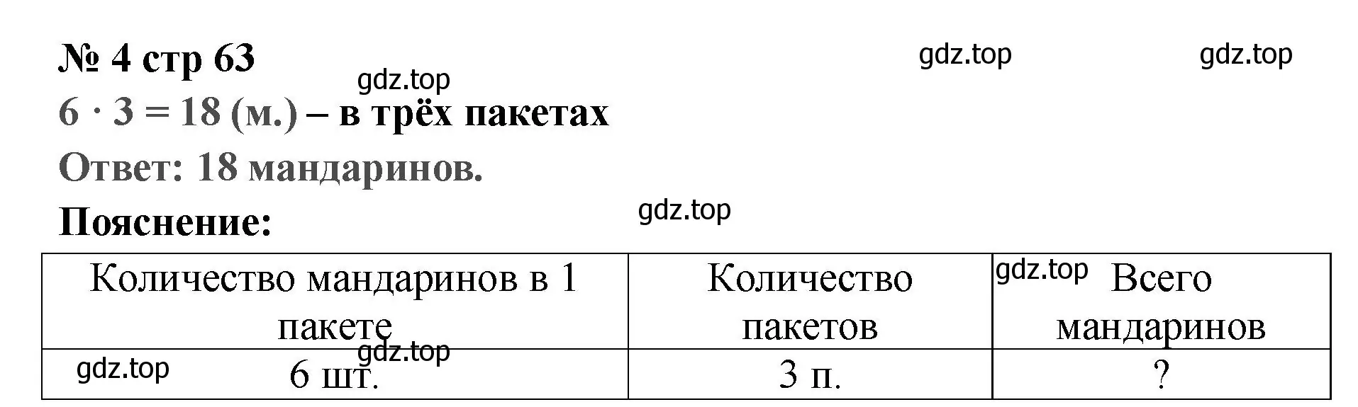 Решение номер 4 (страница 63) гдз по математике 2 класс Волкова, проверочные работы