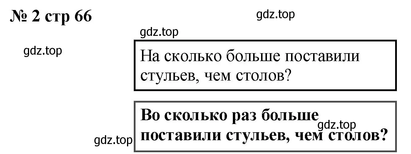 Решение номер 2 (страница 66) гдз по математике 2 класс Волкова, проверочные работы