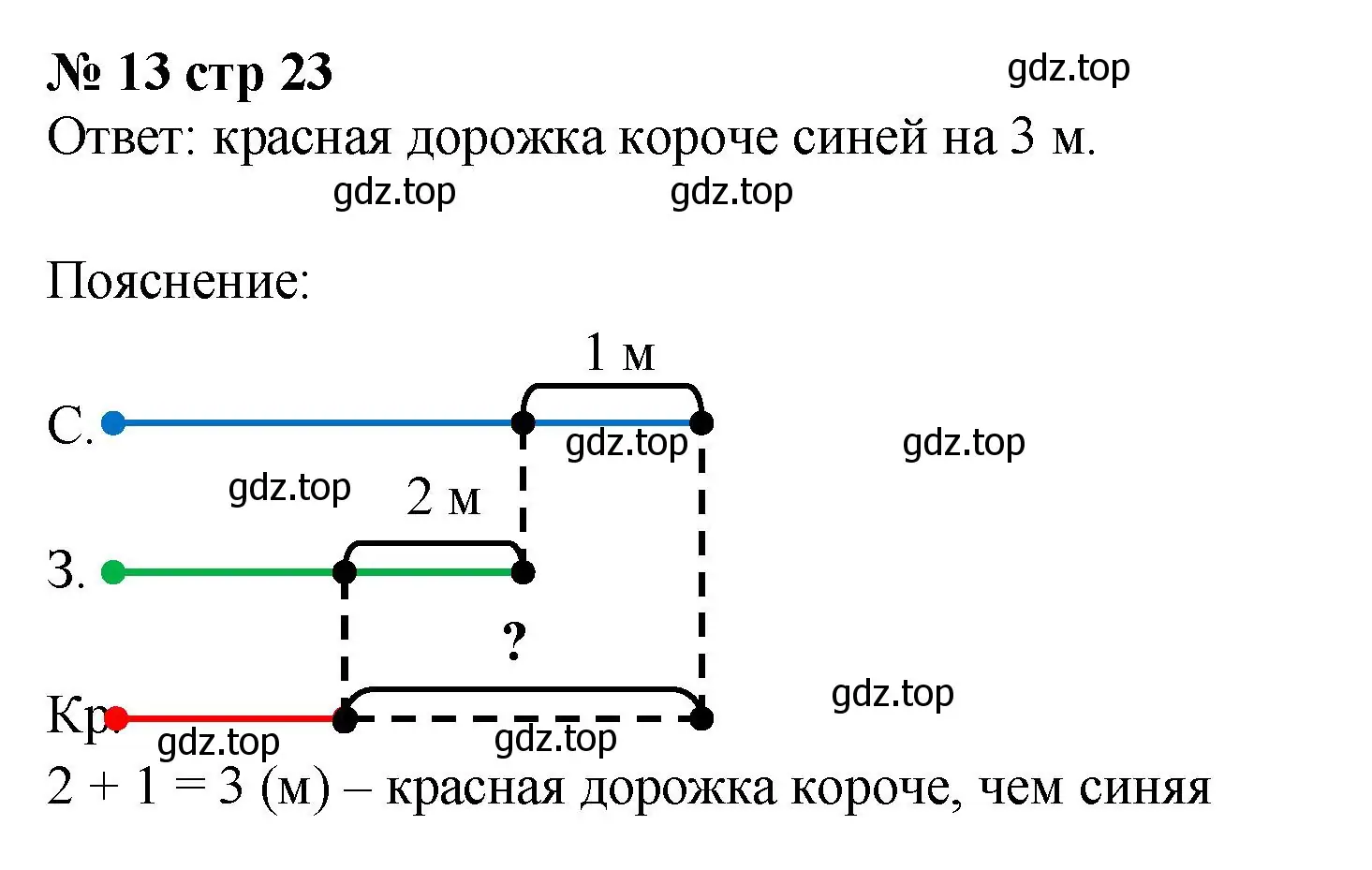 Решение номер 13 (страница 23) гдз по математике 2 класс Волкова, тетрадь учебных достижений