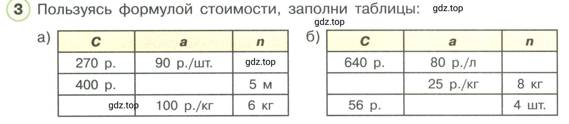 Условие номер 3 (страница 24) гдз по математике 3 класс Петерсон, рабочая тетрадь 3 часть