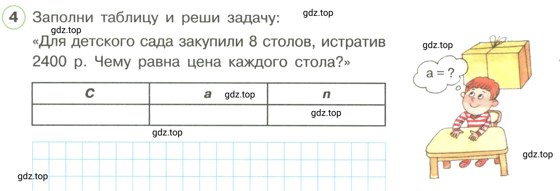 Условие номер 4 (страница 25) гдз по математике 3 класс Петерсон, рабочая тетрадь 3 часть