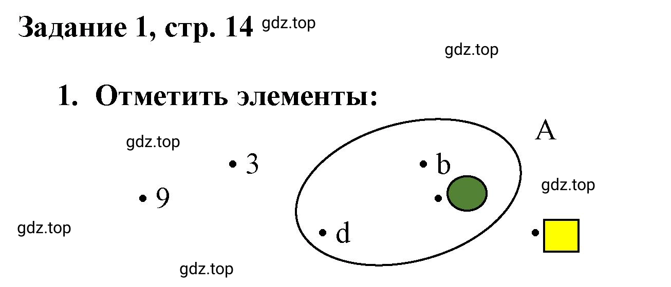 Решение номер 1 (страница 14) гдз по математике 3 класс Петерсон, рабочая тетрадь 1 часть