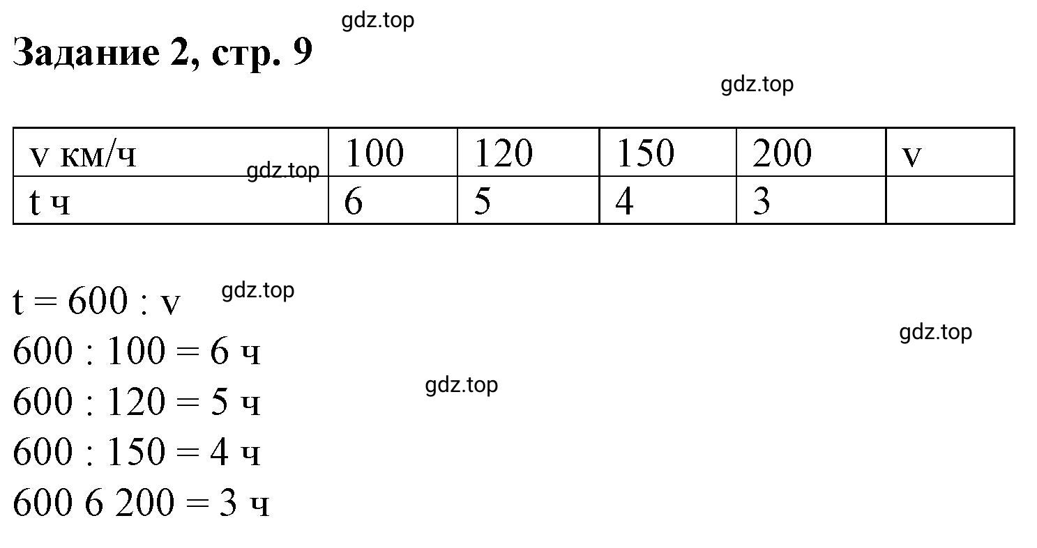 Решение номер 2 (страница 9) гдз по математике 3 класс Петерсон, рабочая тетрадь 3 часть