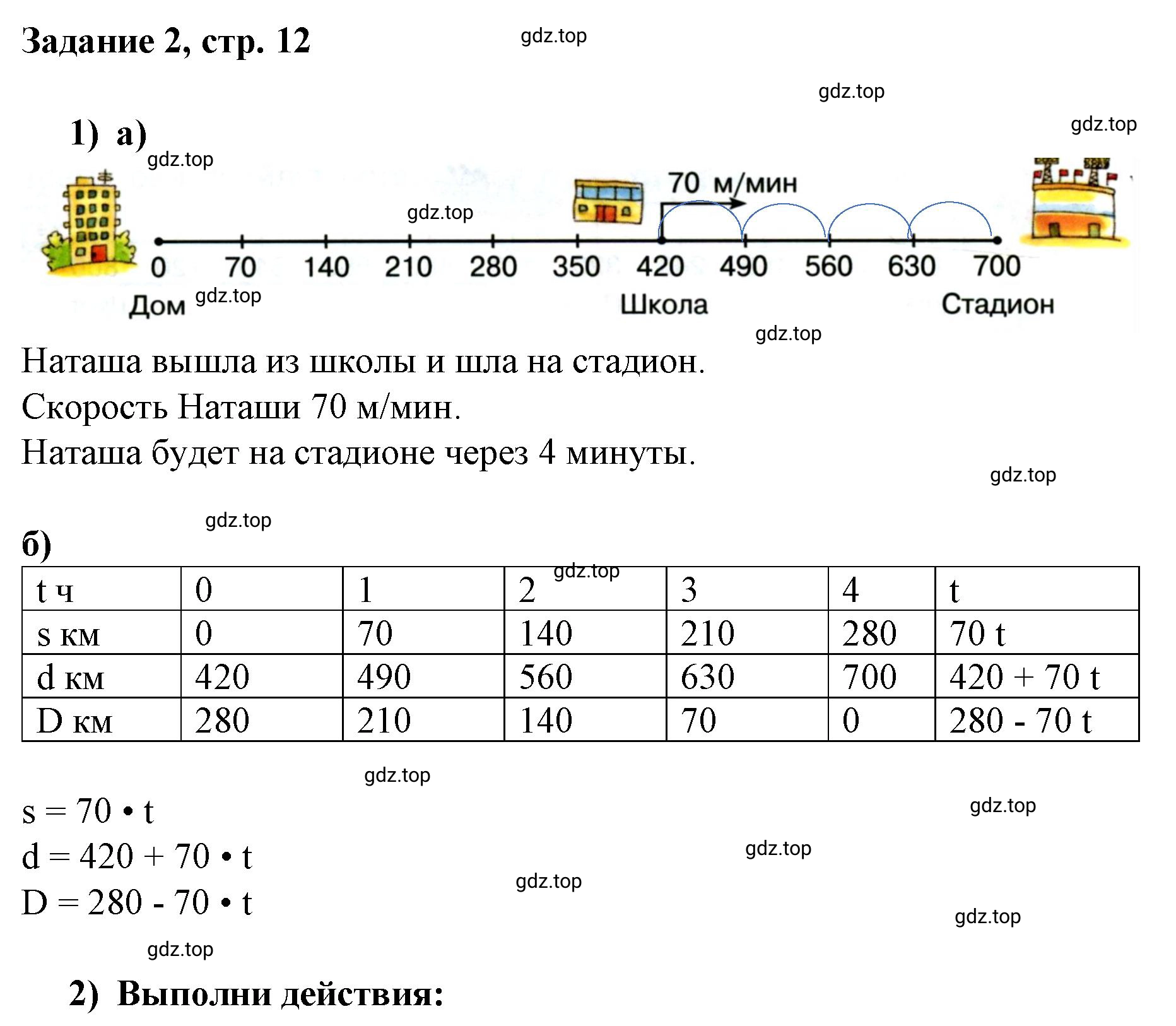 Решение номер 2 (страница 12) гдз по математике 3 класс Петерсон, рабочая тетрадь 3 часть