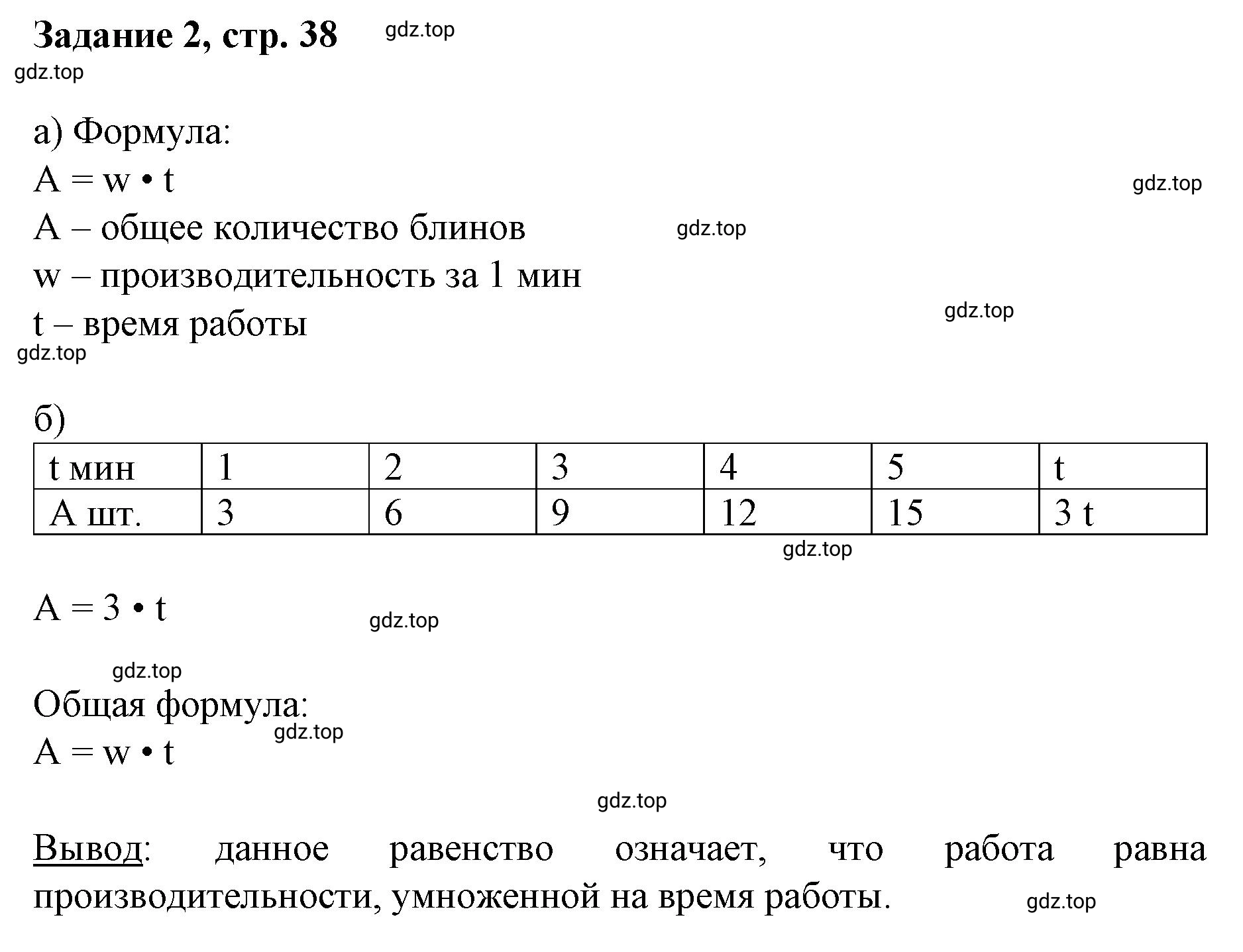 Решение номер 2 (страница 38) гдз по математике 3 класс Петерсон, рабочая тетрадь 3 часть