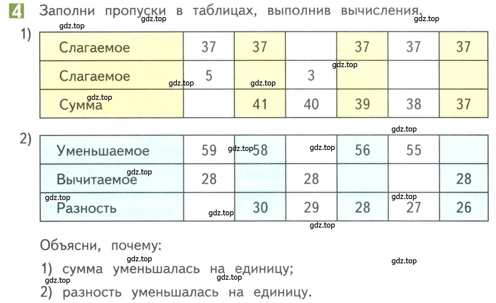 Условие номер 4 (страница 38) гдз по математике 3 класс Дорофеев, Миракова, учебник 1 часть