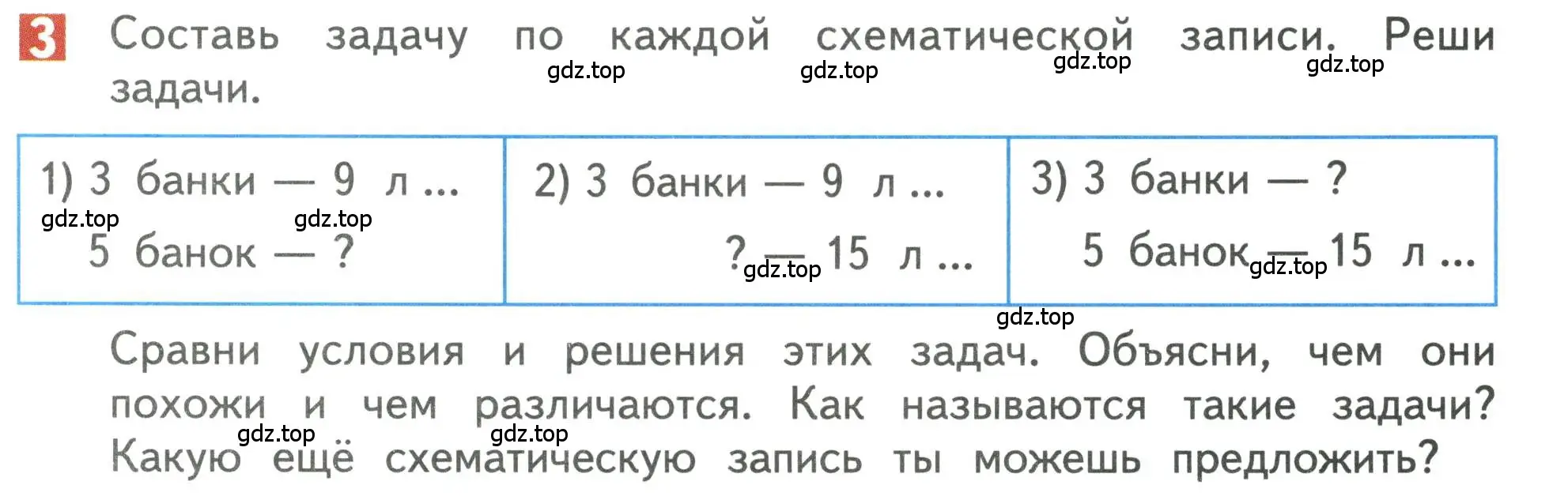 Условие номер 3 (страница 99) гдз по математике 3 класс Дорофеев, Миракова, учебник 1 часть