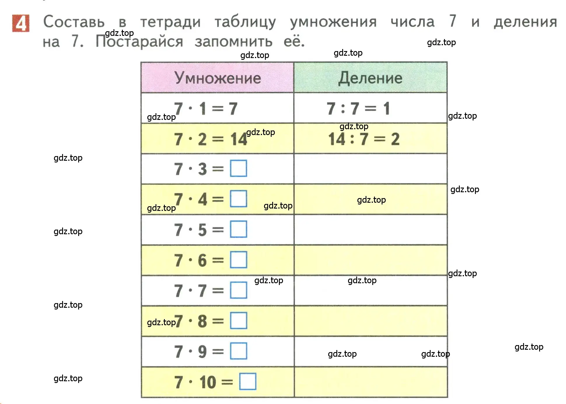 Условие номер 4 (страница 4) гдз по математике 3 класс Дорофеев, Миракова, учебник 2 часть