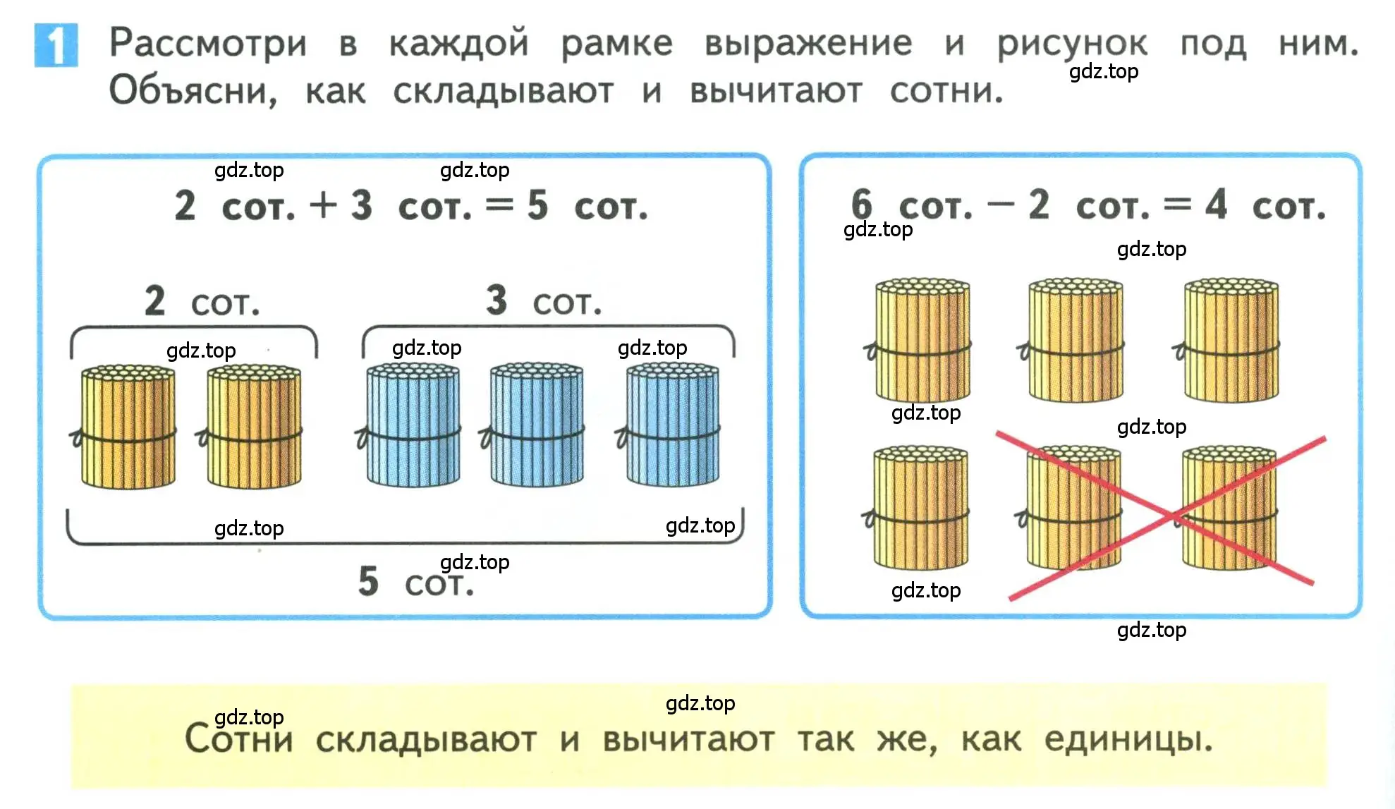 Условие номер 1 (страница 50) гдз по математике 3 класс Дорофеев, Миракова, учебник 2 часть