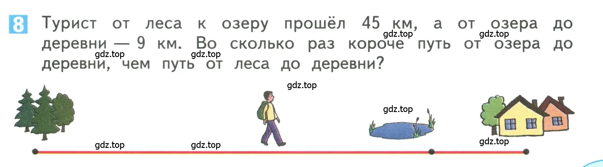 Условие номер 8 (страница 87) гдз по математике 3 класс Дорофеев, Миракова, учебник 2 часть