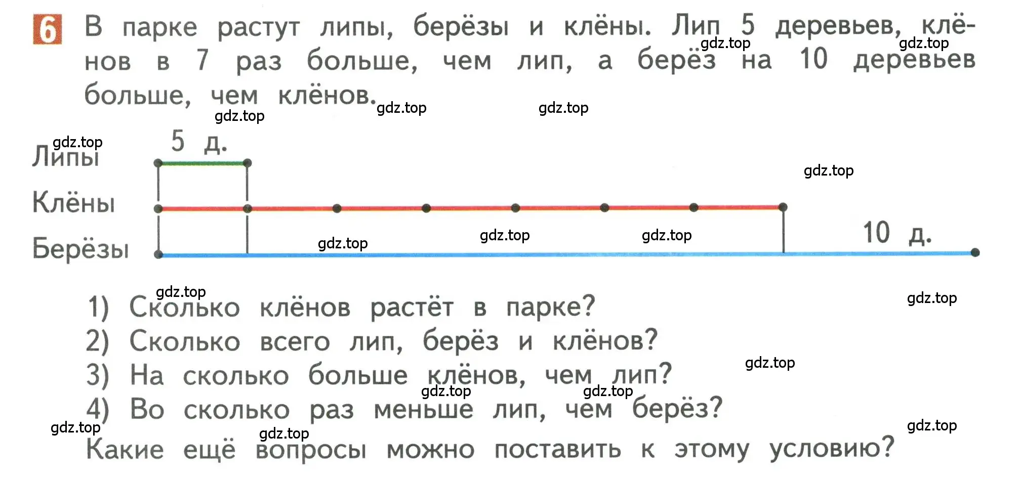 Условие номер 6 (страница 11) гдз по математике 3 класс Дорофеев, Миракова, учебник 2 часть