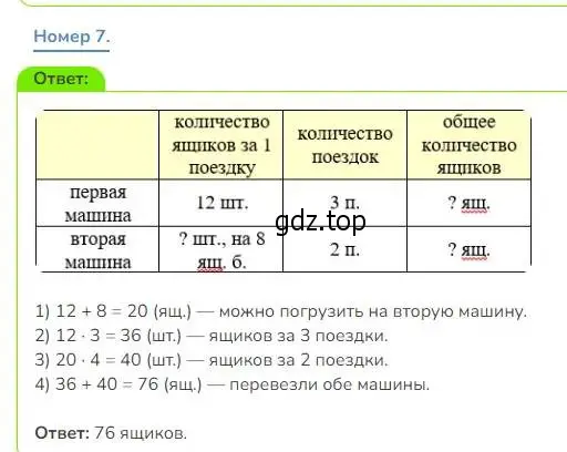 Решение номер 7 (страница 103) гдз по математике 3 класс Дорофеев, Миракова, учебник 1 часть