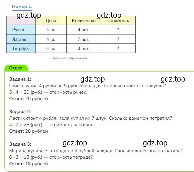 Решение номер 1 (страница 23) гдз по математике 3 класс Дорофеев, Миракова, учебник 1 часть