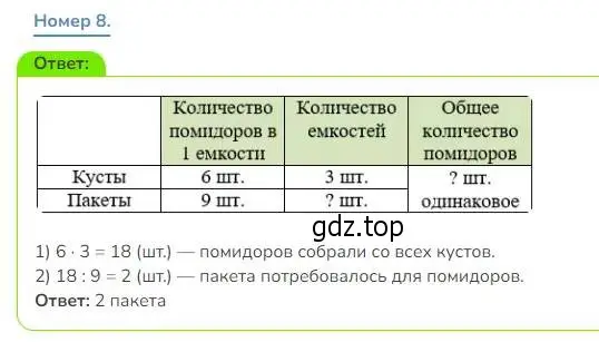 Решение номер 8 (страница 28) гдз по математике 3 класс Дорофеев, Миракова, учебник 1 часть