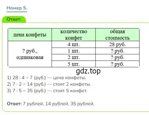 Решение номер 5 (страница 87) гдз по математике 3 класс Дорофеев, Миракова, учебник 1 часть