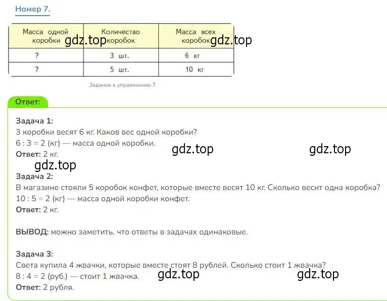 Решение номер 7 (страница 93) гдз по математике 3 класс Дорофеев, Миракова, учебник 1 часть
