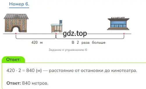 Решение номер 6 (страница 111) гдз по математике 3 класс Дорофеев, Миракова, учебник 2 часть