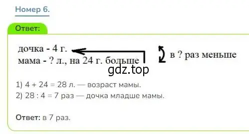 Решение номер 6 (страница 127) гдз по математике 3 класс Дорофеев, Миракова, учебник 2 часть