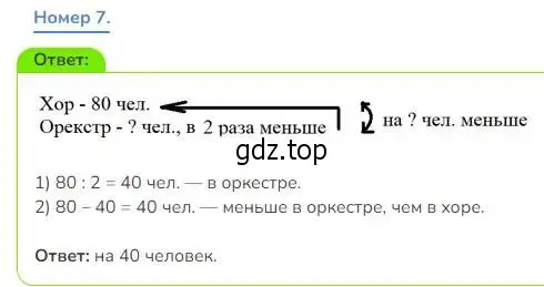 Решение номер 7 (страница 127) гдз по математике 3 класс Дорофеев, Миракова, учебник 2 часть