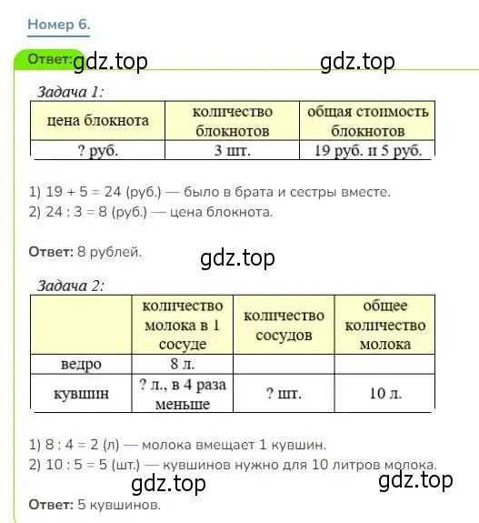 Решение номер 6 (страница 15) гдз по математике 3 класс Дорофеев, Миракова, учебник 2 часть