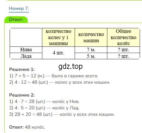 Решение номер 7 (страница 24) гдз по математике 3 класс Дорофеев, Миракова, учебник 2 часть