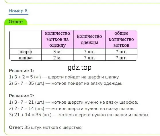 Решение номер 6 (страница 61) гдз по математике 3 класс Дорофеев, Миракова, учебник 2 часть