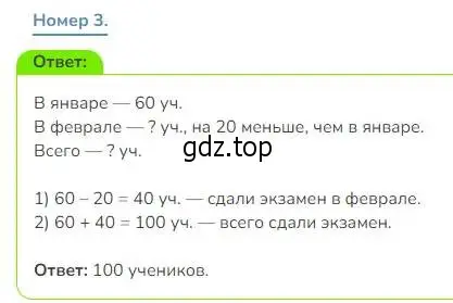 Решение номер 3 (страница 66) гдз по математике 3 класс Дорофеев, Миракова, учебник 2 часть