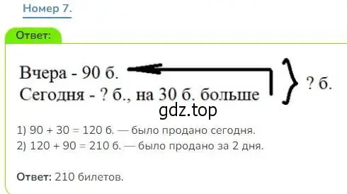 Решение номер 7 (страница 71) гдз по математике 3 класс Дорофеев, Миракова, учебник 2 часть