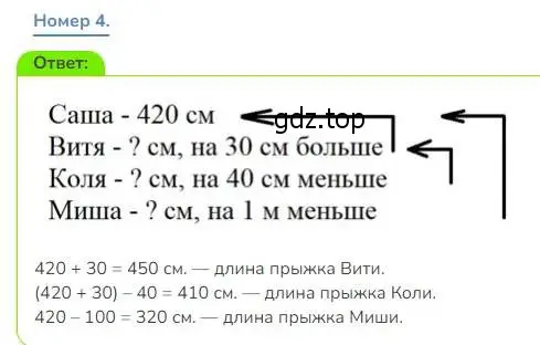 Решение номер 4 (страница 75) гдз по математике 3 класс Дорофеев, Миракова, учебник 2 часть