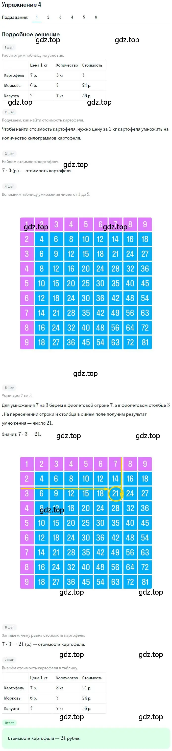 Решение 3. номер 4 (страница 8) гдз по математике 3 класс Дорофеев, Миракова, учебник 2 часть