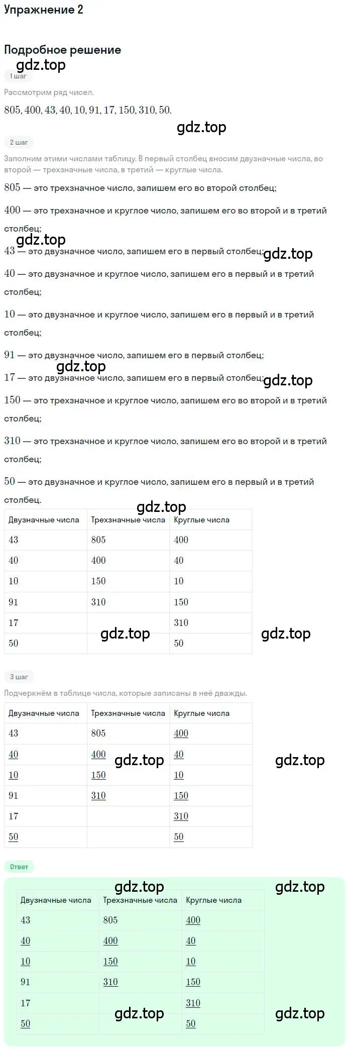 Решение 3. номер 2 (страница 70) гдз по математике 3 класс Дорофеев, Миракова, учебник 2 часть