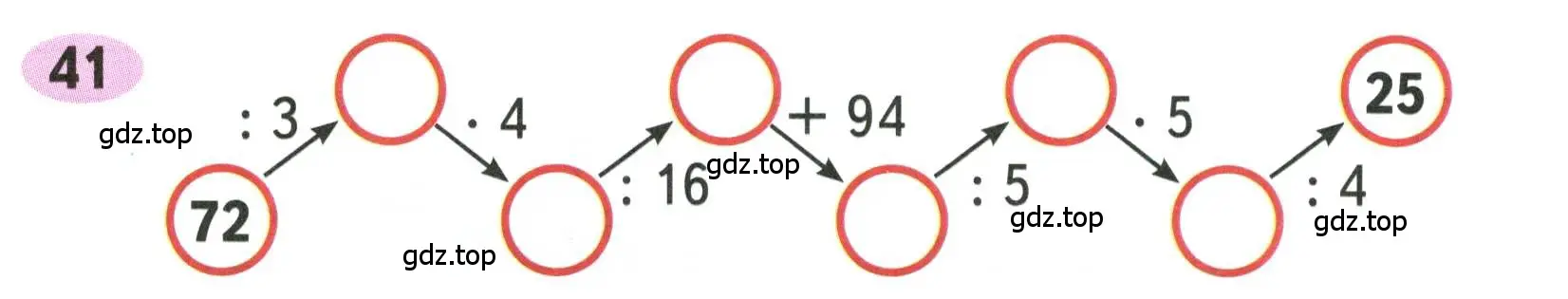 Условие номера 41 (страница 71) гдз по математике 3 класс Моро, Волкова, рабочая тетрадь 2 часть