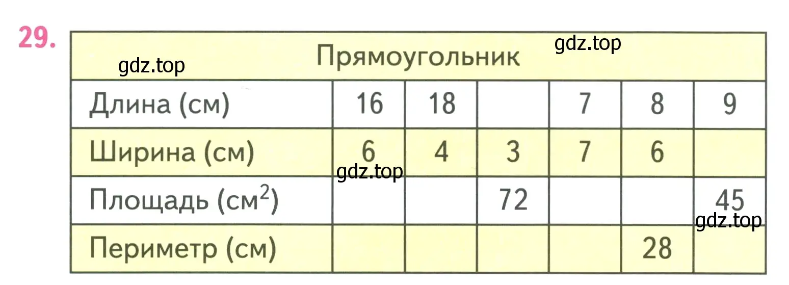 Условие номер 29 (страница 59) гдз по математике 3 класс Моро, Бантова, учебник 2 часть