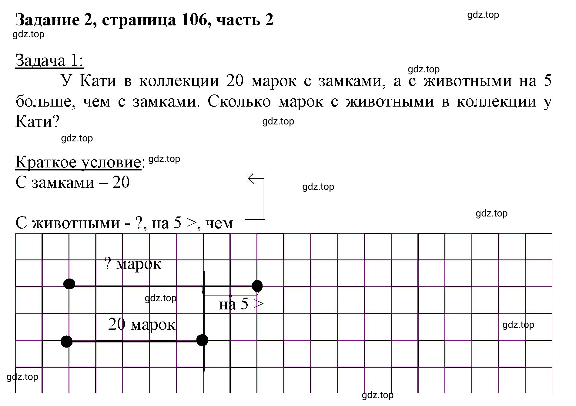 Решение номер 2 (страница 106) гдз по математике 3 класс Моро, Бантова, учебник 2 часть