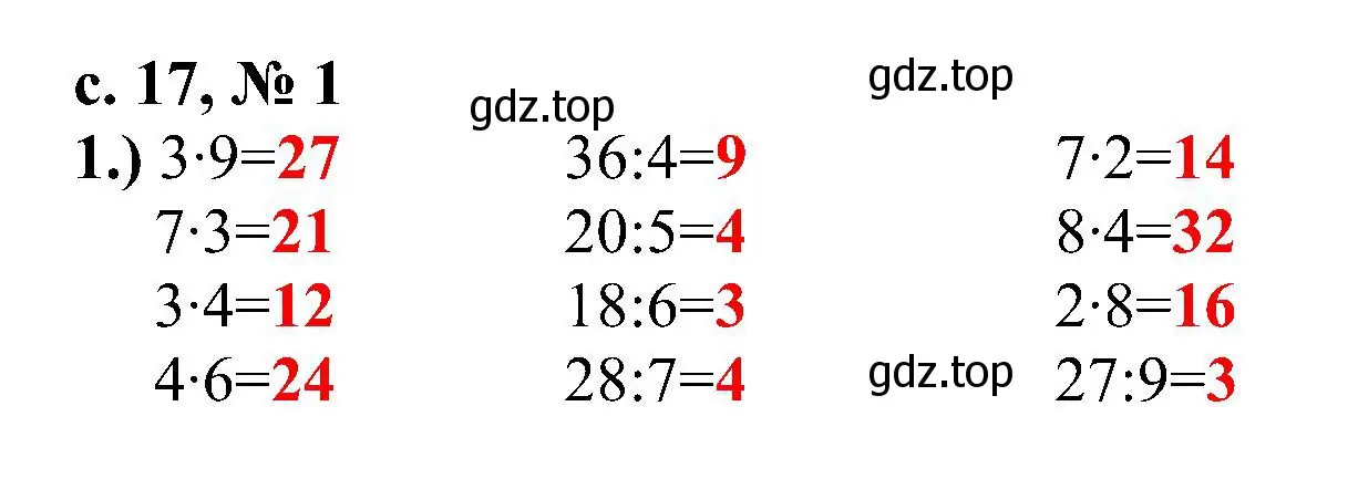 Решение номер 1 (страница 17) гдз по математике 3 класс Волкова, проверочные работы